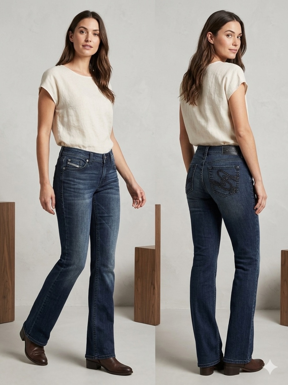 Silver jeans
